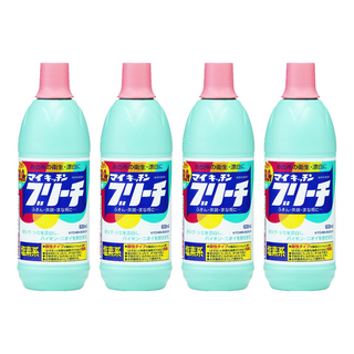 Rocket Soap 火箭石鹼 廚房用去污抗菌除臭食器漂白劑 鹽素系, 600ml, 4瓶