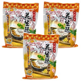 正一食品 奶油花生酥, 澎湖名產, 550g, 3袋