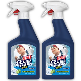 홈스타 욕실용 세정제 라임바질향, 750ml, 2개