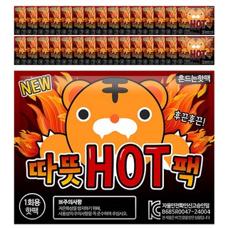 리예코퍼레이션 포켓형 흔드는 따뜻핫팩 48.9g, 30개