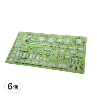 Nationart A100 傢俱板 T05-A100 1:100, 6個