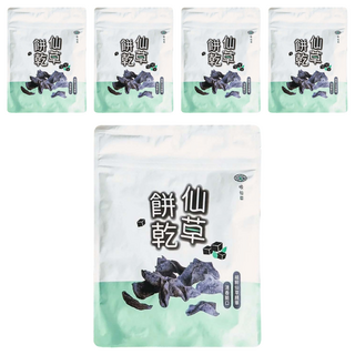 吸仙草 仙草豆腐餅乾 (150g/包) - 台灣特色零食 健康點心, 5包