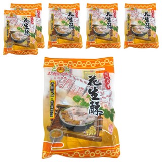 正一食品 奶油花生酥, 台灣澎湖產, 270g, 6袋