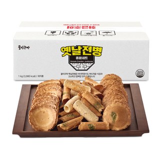 꿀이구마 옛날 전병 종합 세트, 1kg, 1개