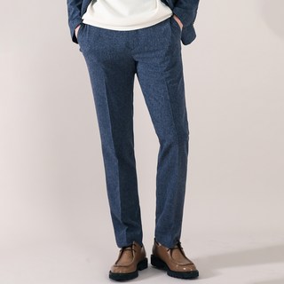 Liberclassy 男士細紋圖案隱藏式鬆緊帶長褲 LHS27611