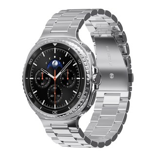 칸탐 갤럭시워치 클래식 메탈 스트랩, 실버, 1개