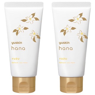 Yuskin 悠斯晶 花漾護手霜 高保濕, 柚子花, 50g, 2條