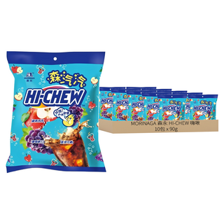 MORINAGA 森永 HI-CHEW 嗨啾 汽水軟糖綜合, 90g, 10包