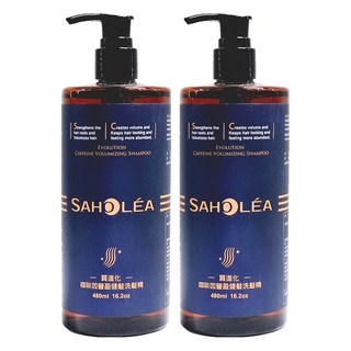 SAHOLEA 森歐黎漾 咖啡因洗髮精, 480ml, 2瓶