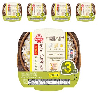 口感令人滿意的Ottogi軟糙米雜糧米, 15入, 210g