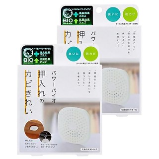 COGIT POWER BIO 可掛式長效除臭防霉貼片盒, BIO強效版, 環保無害, 附掛勾, 2盒, 39g