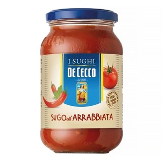 DE CECCO 得科 蕃茄香料義大利麵醬 辣味, 米其林三星主廚 Heinz Beck 特調配方, 400g, 1罐