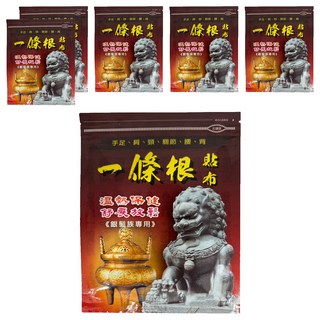 安欣二姑 1條根貼布 銀髮族專用, 6個裝, 4包