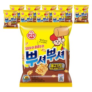 오뚜기 뿌셔뿌셔 불고기맛, 90g, 10개