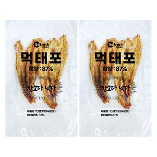 Refresh 比餅乾還好吃的黃太魚乾片, 50g, 2個