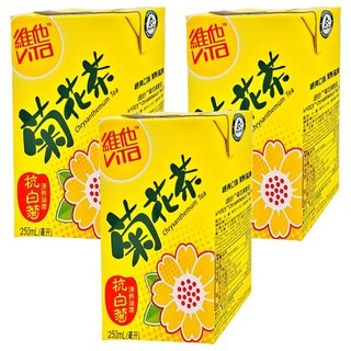 維他菊花茶飲品，經典口味，清熱滋潤，250ml, 3入