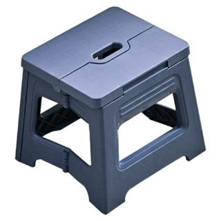 日式摺疊椅凳 輕巧穩固 方便攜帶旅行 戶外露營/野餐, 灰黛藍, 1個