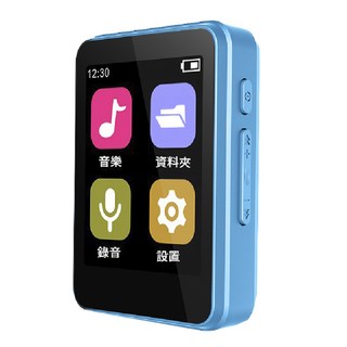 Ergotech 人因科技 1.8吋16GB全觸控活力藍方音樂播放器 MP10，支援MicroSD卡擴充至128GB, R3G164, 1個