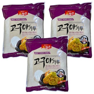 Cheongeun F&B 地瓜澱粉, 1kg, 3個