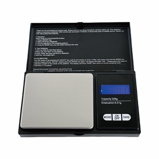 小麥購物 可攜帶 精准微型日用電子秤, 500g, 黑色, L981