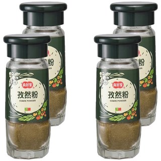真好家 孜然粉 鑽石瓶 台灣出產, 26g, 4瓶