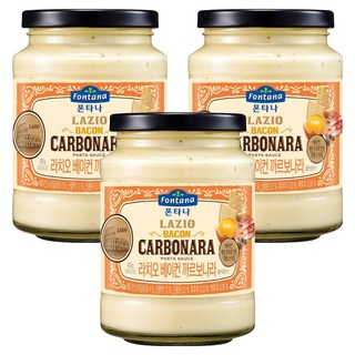 Fontana 卡波納拉培根義大利麵醬, 430g, 3個