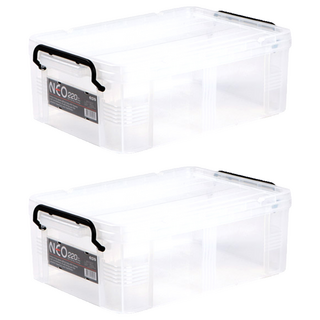 코멕스 네오박스 리빙박스, 반투명, 2개