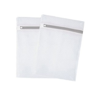 Axis 艾克思 蜂窩密網型加厚洗衣袋 2入組, 白色, 1組, 小號(30 x 40cm)