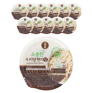 gomgom GomGom珍貴的我們的米糙米飯, 210g, 12個