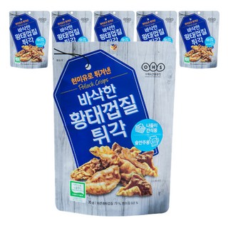 Ohs 傳統炸明太魚皮脆片, 35g, 6個