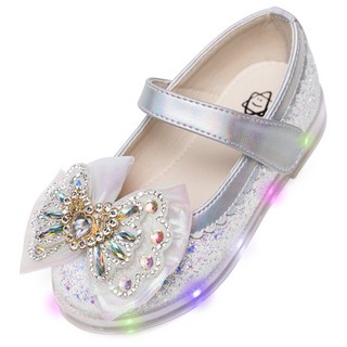 LA STELLA 女童LED公主鞋 愛心婚禮款