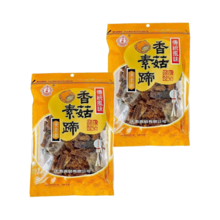 天素食品 香菇素蹄 獨門佐料配方滷製 口感如素肉乾軟Q有嚼勁, 180g, 2包