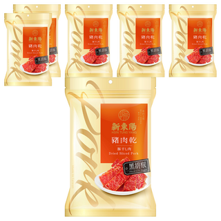 新東陽 黑胡椒豬肉乾, 100g, 6包