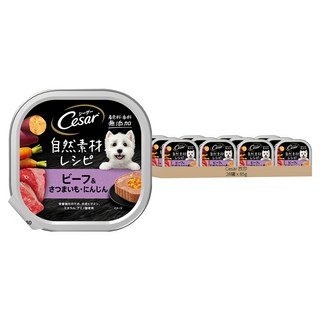 Cesar 西莎 自然素材 狗罐, 朝氣活蔬牧場牛口味, 85g, 28罐