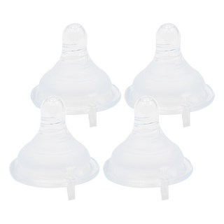 Simba 小獅王辛巴 超柔防脹氣寬口十字奶嘴, S(0個月以上), 4個