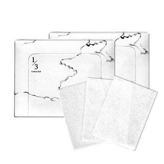 크리스마 1/3 화장솜, 160개입, 2개