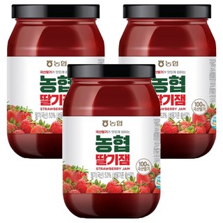 Nonghyupsikpum 草莓果醬, 370g, 3個