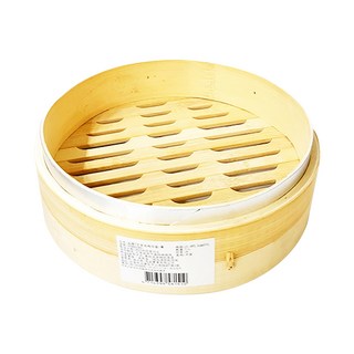晶瓚 7寸串底竹蒸籠 單層 21.4 x 5.5cm, 1個