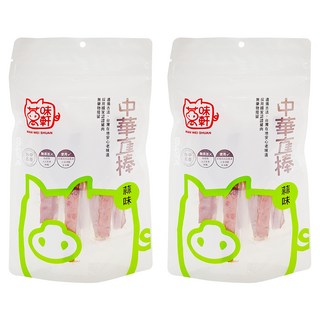 萬味軒 中華直棒蒜味豬肉乾 無添加人工香精, 120g, 2袋