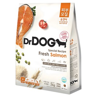 닥터독 강아지 기능성 사료, 피부/피모, 2kg, 1개
