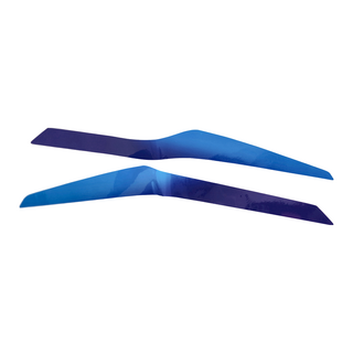 KYMCO KRV 反光燈眉彩貼 直上免裁 簡單好貼, 藍紫, 1個