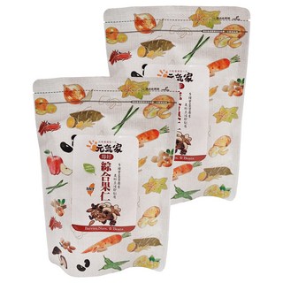 元氣家 莓好綜合果仁, 多種豐富營養素, 美好生活即刻擁有, 200g, 2包