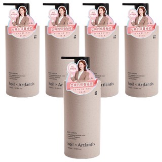 hoi 好好生活 日京山風輕透保濕乳液 粉紅胡椒 土耳其玫瑰 覆盆子花 500ml 台灣, 5瓶