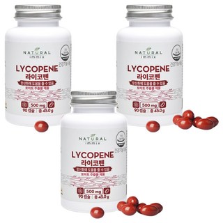 NATURAL immix 番茄红素膠囊 45g, 90顆, 3個