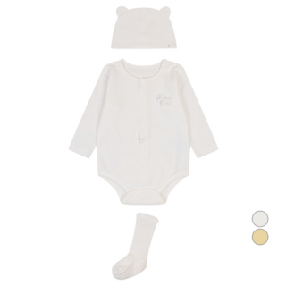 에뜨와 유아용 선물용 루안바디수트 3종 세트 + 쇼핑백