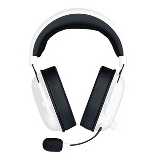 RAZER 雷蛇 BlackShark V2 X 黑鯊耳機麥克風 心型指向麥克風 7.1聲道 環繞音效 3.5 mm 音訊插孔裝置, RZ04-03240700-R3M1, 白色