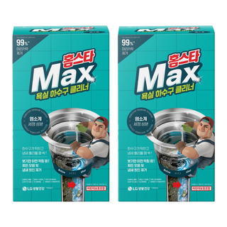 홈스타 맥스 욕실바닥 하수구 클리너, 450ml, 12g, 2개