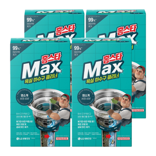 홈스타 맥스 욕실바닥 하수구 클리너, 450ml, 15g, 4개