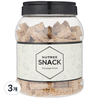 Nutree 古早味米香棒, 600g, 3罐