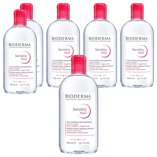 BIODERMA H2O高效潔膚液 粉瓶, 500ml, 6瓶